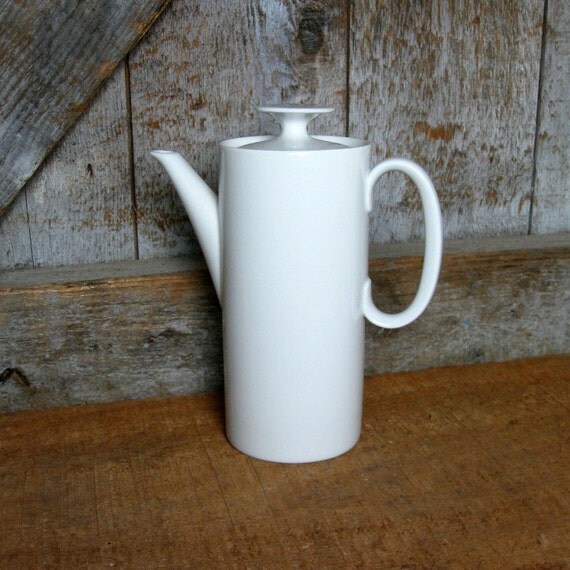 RESERVED. Vintage Thomas Germany Coffee Pot. Sleek Modern
