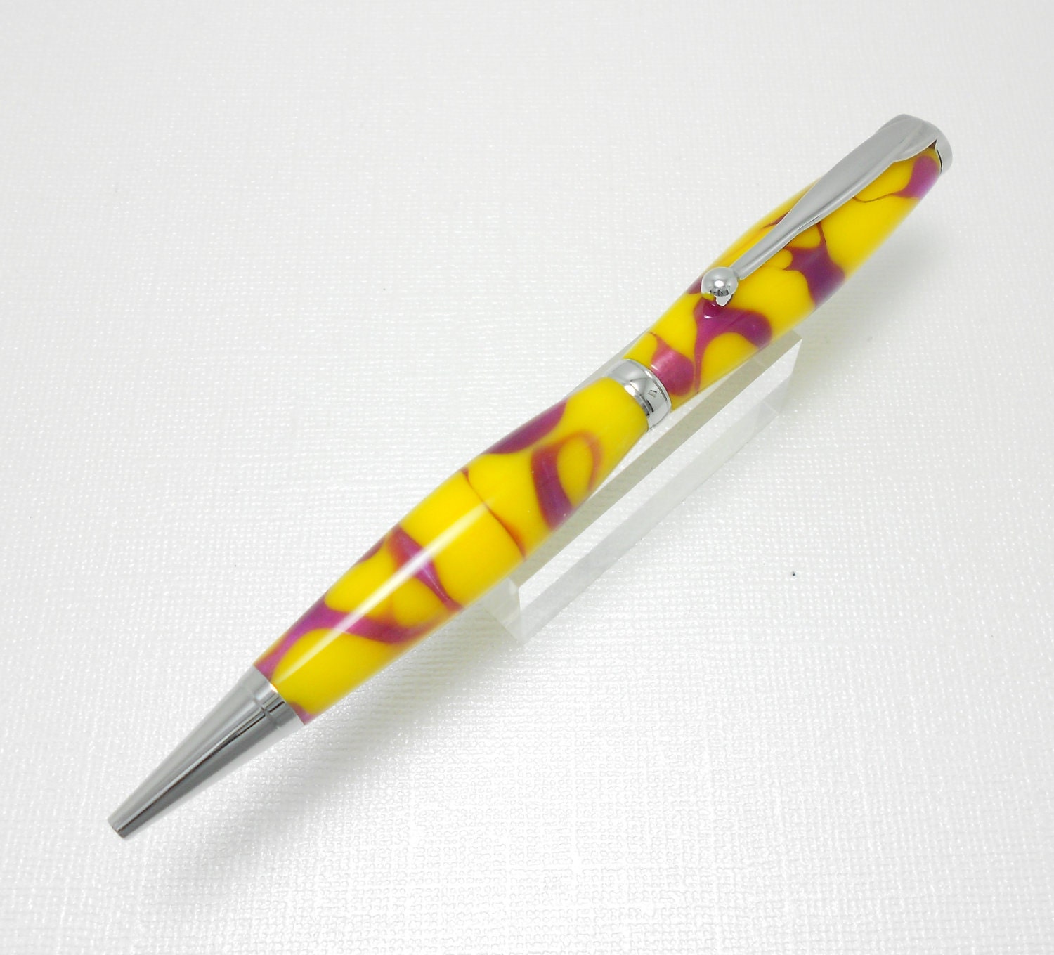 Handmade Acrylic Pen A Writing Pen Made with Groovy Acrylic