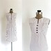 vintage 1960s mini dress ll vintage 60s nautical mod mini shift dress ll fine day for sailing