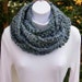 INFINITY COWL SCARF..Blue, Lavender, Teal Green, Gray..Super-Soft & Silky..Winter Eternity Loop Circle, Neck Warmer..Ready to Ship in 2 Days