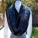 INFINITY LOOP SCARF..Black, Turquoise, Blue, Green, Purple..Super-Soft..Bulky..Winter Circle Cowl..100% Acrylic..Ready to Ship in 7 Days