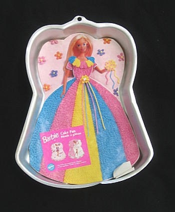 Wilton BARBIE PRINCESS Cake Pan Gelatin Jello Mold