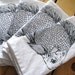 Screen Printed Organic Cotton Cloth Napkins - Eco Friendly Goldfish Dinner Napkins