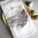 Screen Printed Organic Cotton Deli Sandwich Flour Sack Tea Towel - Awesome Kitchen Towel for Dishes