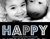 Holiday Photo Card - Set of 50 Photo Cards - New Years Wishes by Flair Designery Il_170x135