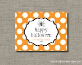 Personalized Happy Halloween Sticker or Gift Tag - Set of 24 by Flair Designery Il_170x135