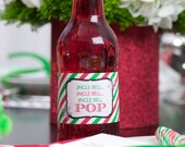 Holiday Soda or Water Bottle Label - PRINTABLE - Jingle Bell Pop by Flair Designery as seen in House of Fifty Magazine Il_170x135