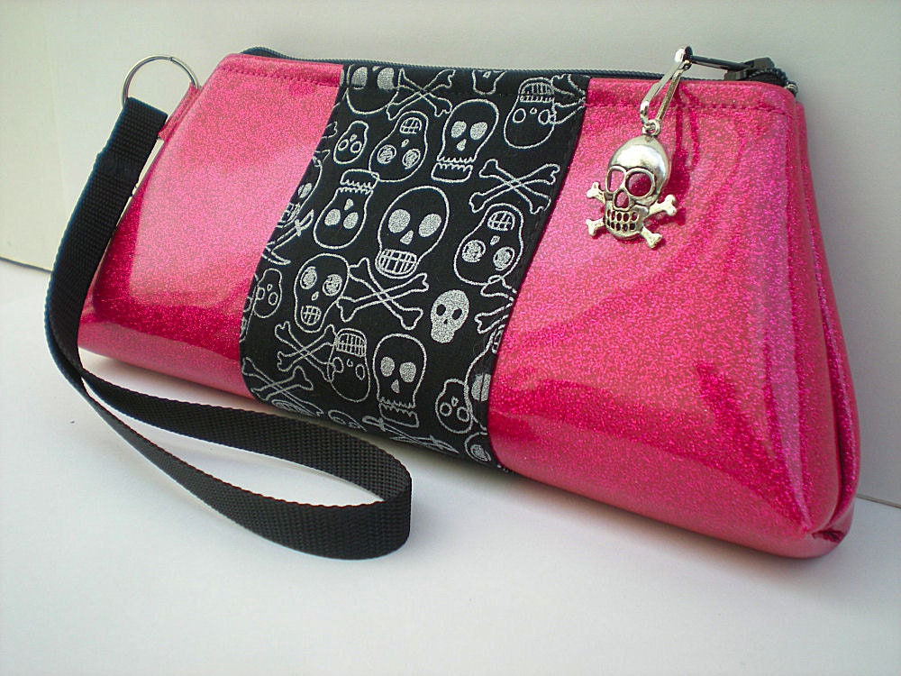 pink goth bag