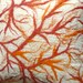 SALE 2 handmade felted cushions 'Aorta'