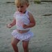 Toddler girls pink seersucker monogrammed bikini set