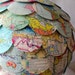 All Around the World hanging pendant paper lantern lamp shade