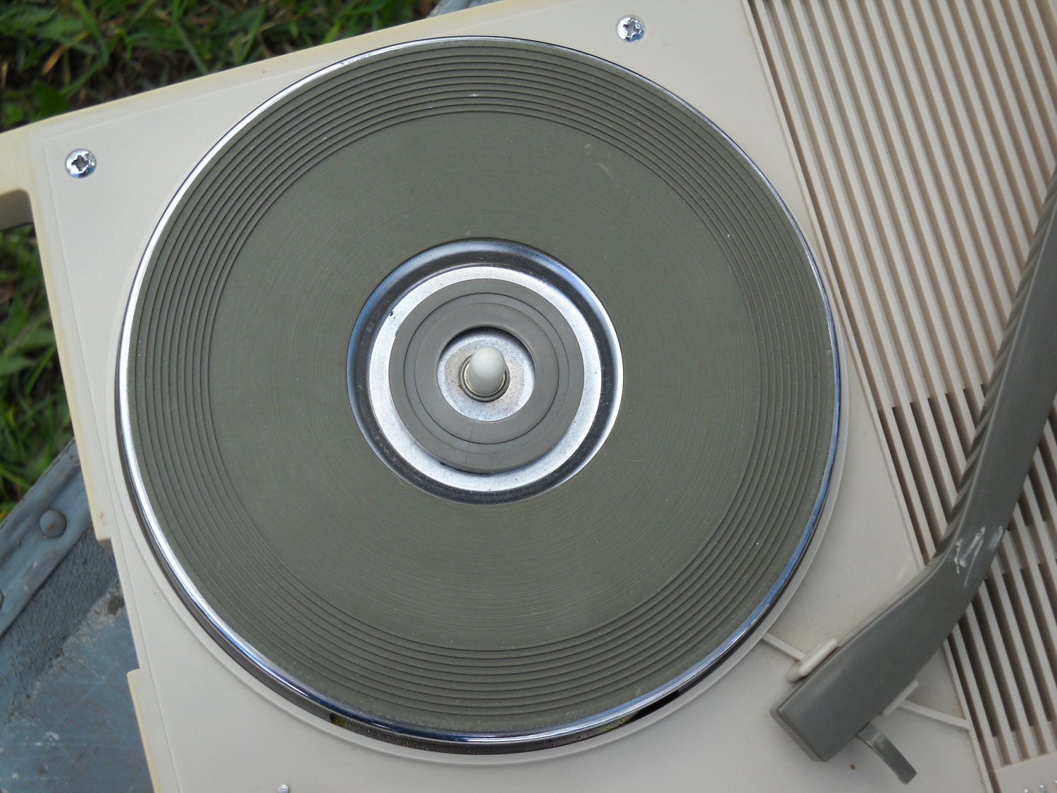 Vintage Small Record Player Portable Battery Operated and