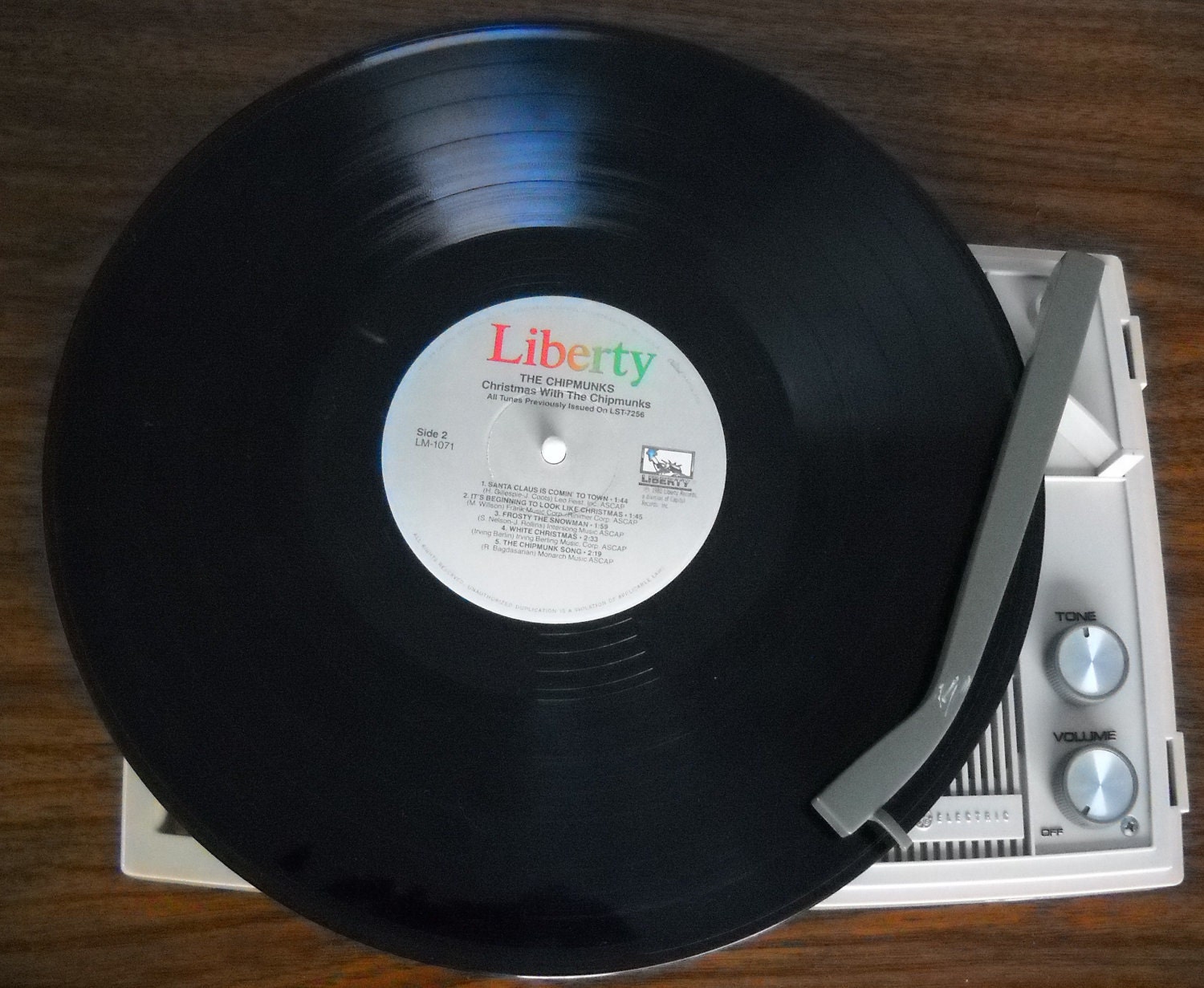 Vintage Small Record Player Portable Battery Operated and