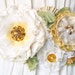 Bridal Sash Wedding Sash Floral Belt in Ivory White and Yellow