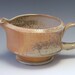 HOLIDAY SALE/ Loopy Handle Stoneware Wood Fired Batter Bowl- 26 oz.