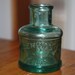 Antique ink bottle aqua