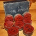 Antique spice tins and box