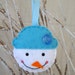 Felt Snowman Decoration