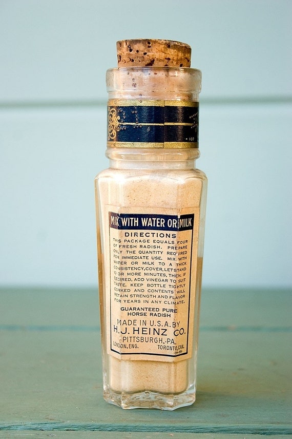 Vintage Heinz Horseradish Jar