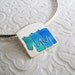 Three Amigos, Silver Horse Jewelry, Artisan Handmade Enameled Horse Pendant in PMC Fine Silver