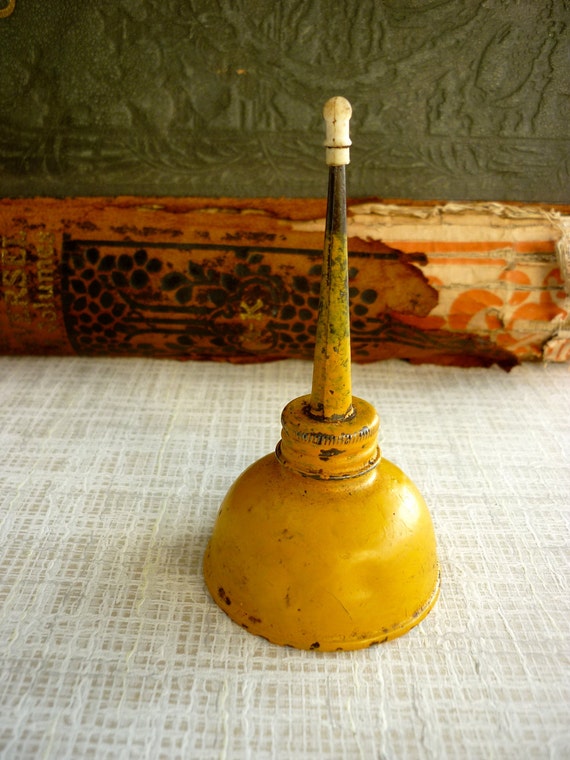 Vintage Metal Oil Can