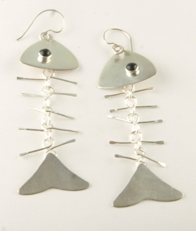 Fish Bone Earrings
