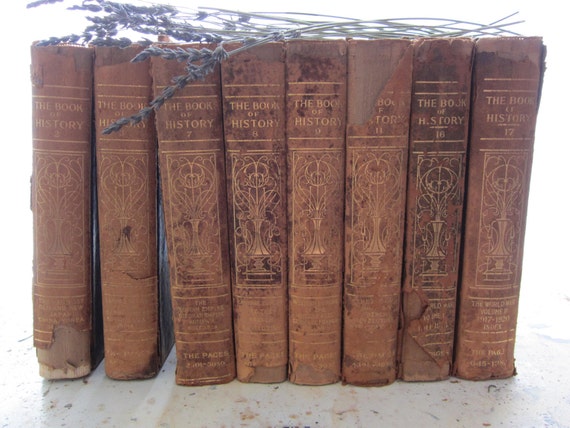 Items similar to Vintage History Books on Etsy