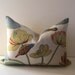 Lee Jofa - Nympheus Multi - 14 X 20 inch - Decorative Pillow Cover - Birds Flowers- Floral Pattern - Natural Linen