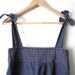 Reserved for Annisa Cotton Denim Blue Rainbow Stitched Dress