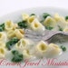 OOAK ARTIST Broccoli Orecchiette Al Fredo Pasta Dish by Crown Jewel Miniatures