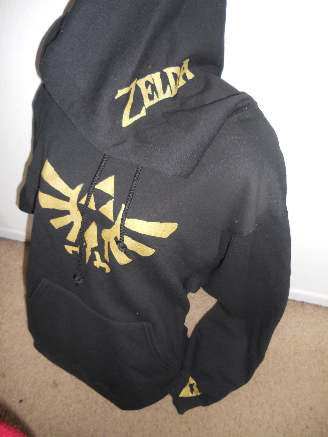 Black Legend Of Zelda Pullover Hoodie Adult Preorder 1214