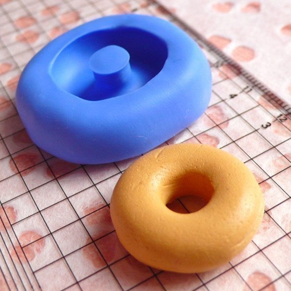 Donut Mold Doughnut 21mm Silicone Flexible Mold by MiniatureSweet
