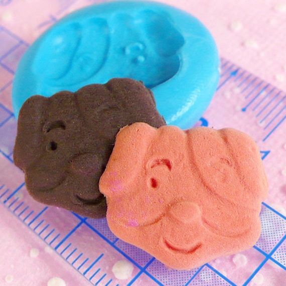 Dog Biscuit Mold Animal Cookie Mold 19mm by MiniatureSweet on Etsy