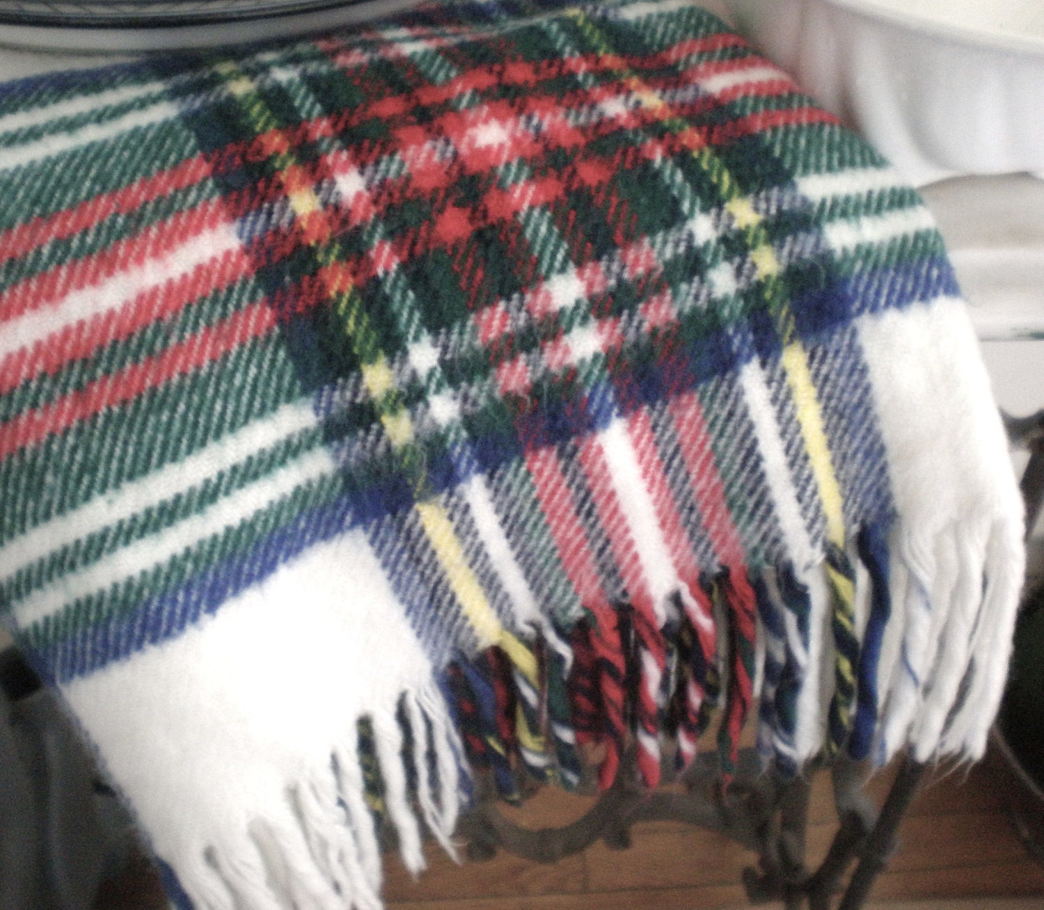 Plaid Throw Blanket