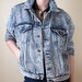 Vintage '80s Acid Washed Denim Jacket