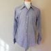 70s Vintage Men's Lightweight Dress Shirt - MEDIUM / large