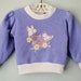 vintage toddler girl bird sweatshirt