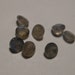 Labradorite faceted gemstones .... 8 pieces .... aprox 4mm ... round 408
