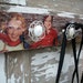 Shabby Chic Rack Reclaimed Old Barn Wood Vintage Ski Decor