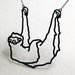 Three Toed Sloth necklace