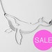 Stainless Humpback Whale Necklace