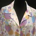 fREE sHIPPING Bob Mackie Silk Blouse - Wearable Art - Sz Lg