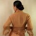 A Flower Named Desire / Knit Shrug Bolero Crochet Shrug Knit Sweater Cardigan Wedding Bridal Shrug Gold Caramel Shrug 3/4 Bell Sleeve Bolero