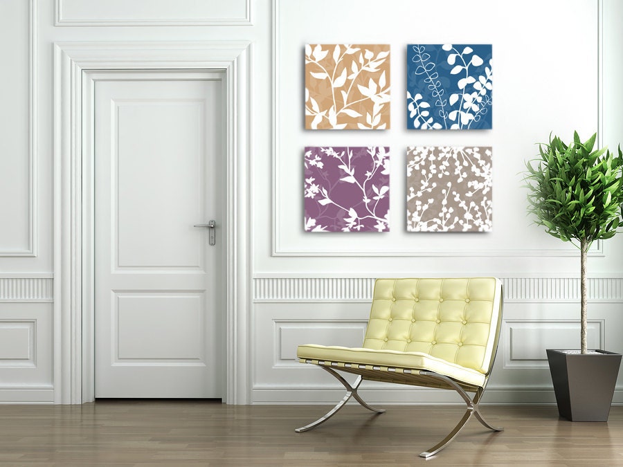 FREE Shipping Framed Canvas Art Prints Floral by AcquiredDesign