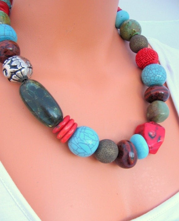 items-similar-to-large-colorful-beaded-necklace-on-etsy
