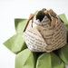 Romantic Jane Austen Origami Lotus Flower Decoration or Favor - handmade flower, teacher gift, graduation, Valentine's Day
