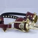 Steampunk Goth Industrial Goggles Cosplay LARP Telescope BROWN