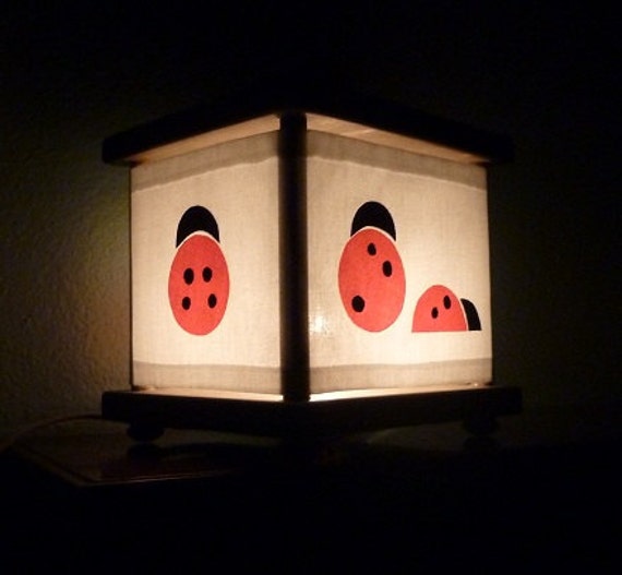 pillow pet night light ladybug