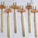 Sale Garden Markers - PICK 6 PERSONALIZED - Upcycled Recycled Vintage Silver Garden Marker Forks w/ Reclaimed Copper Tags