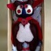 Free Uk Shipping ooak Dracula artist heirloom bear doll. Gothic goth